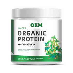 OEM Private Label Organic Plant Based Protein Powder Super Food Digestive Enzymes