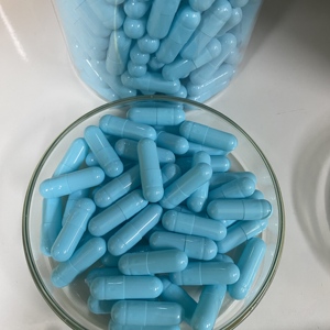JP Wholesale Halal Bovine Empty Hard Gelatin Capsules Sky Blue