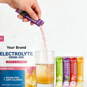 Hot-Sale Vegan Electrolyte & Vitamin Powder | Supports Muscle Recovery, Hydration & Energy | Easy-Mix Powder Sachets