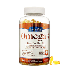Factory Supply Omega 3 Deep Sea Fish Oil Supplement for Mind Brain and Eyes Health